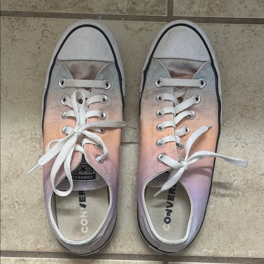 Converse Women's Sunset Gradient Sneakers - Orange and Purple